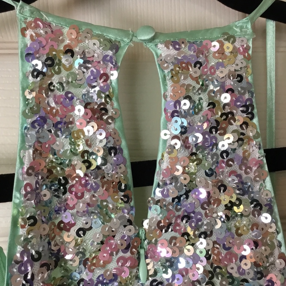 Lulus Multi Color Sequin Spaghetti Strap Racer Ba… - image 4